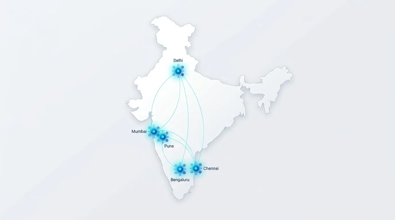 Technical Documentation & India Operations Map