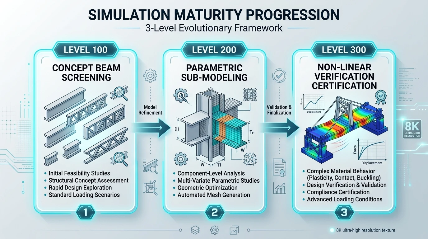 Simulation Maturity Progression Across Product Development Stages