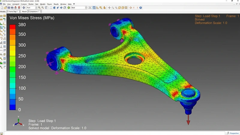Von Mises Stress Contour Plot