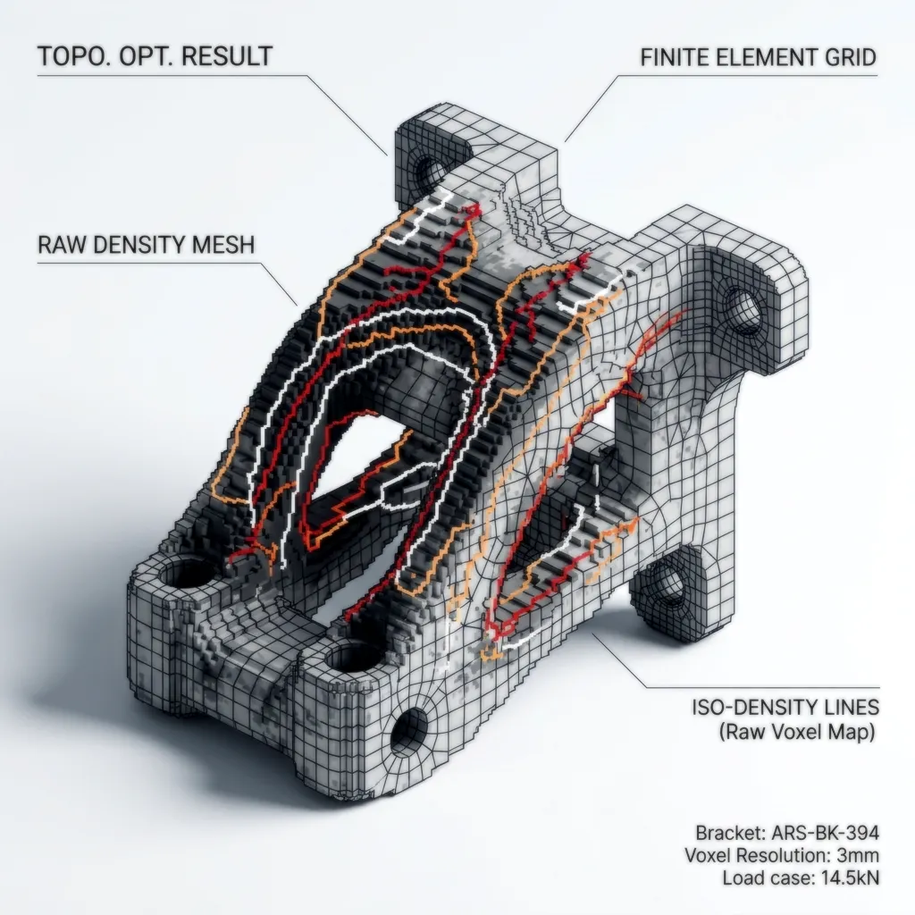 Direct Metal 3D Printed Organic Lattice Structure