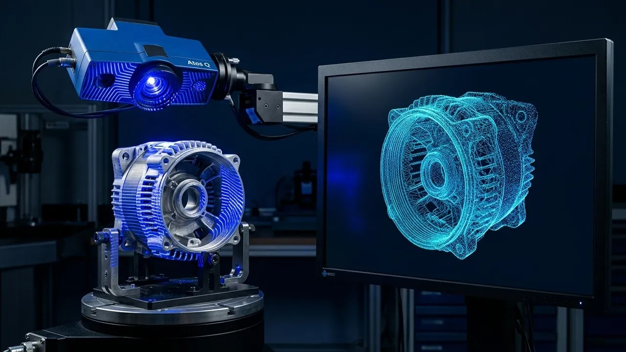 Precision Optical Structured Light Scanning